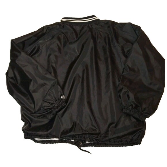 Rawlings Baseball Jacket XL Black Snap Button Lightweight Vintage - Picture 11 of 14